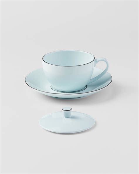 prada cups light blue|Celadon Light Blue Porcelain cappuccino cup .